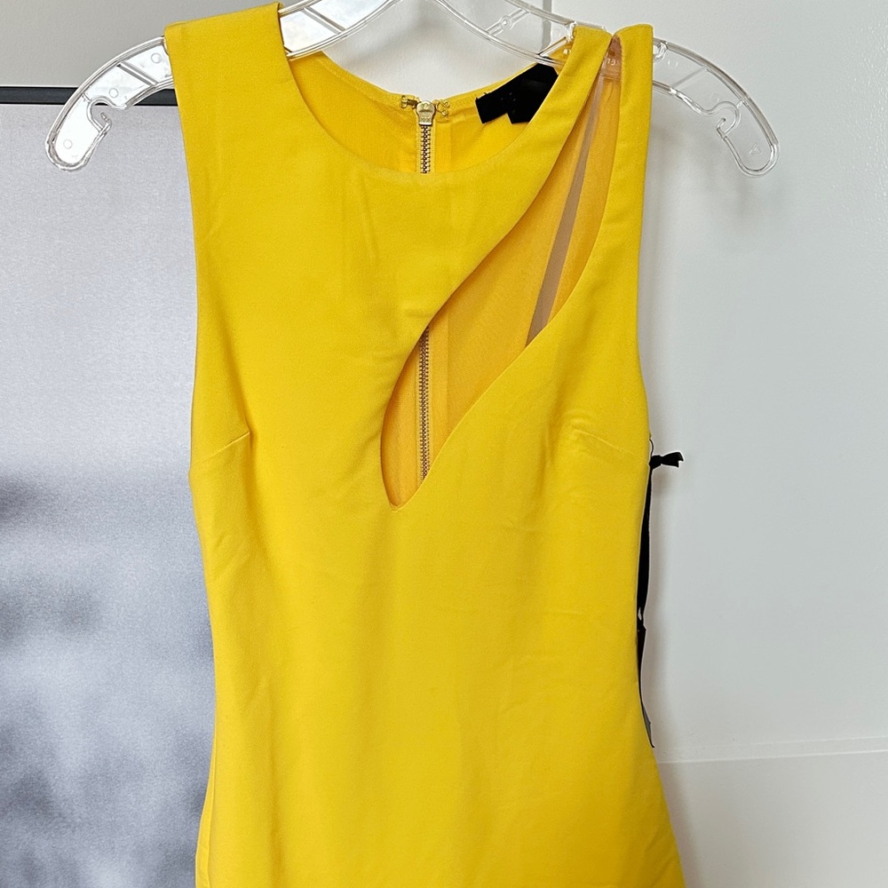 h:ours Tryst Dress in Yellow